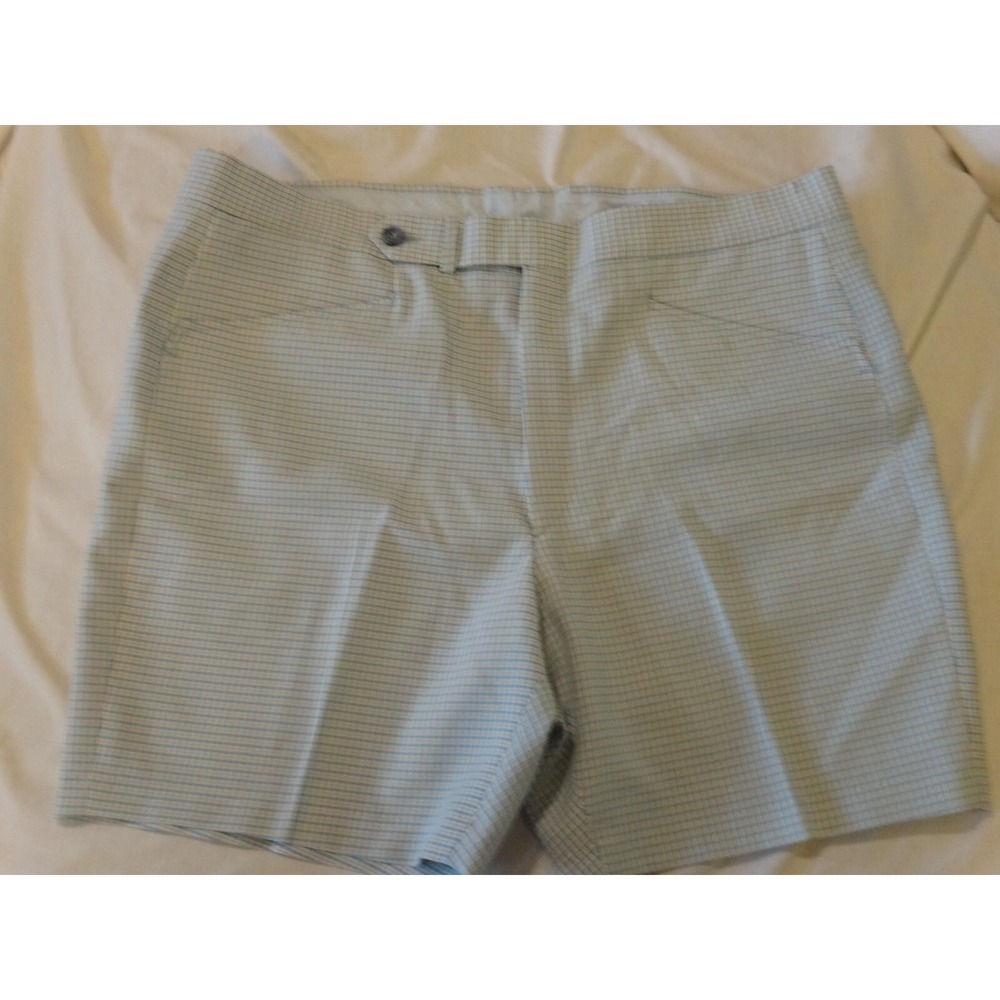 Vtg  70's  Cary Middlecoff JayMar Plaid POLYESTER Golf Shorts Mens Size 38 Waist